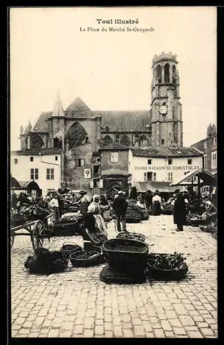AK Toul, La Place du Marché St-Gengoult