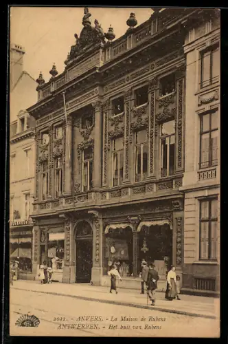 AK Anvers, La Maison de Rubens