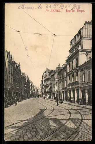 AK Reims, Rue de l`Etape, Restaurant