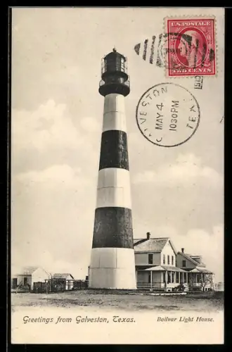 AK Galveston, TX, Bolivar Light House