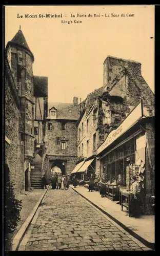 AK Le Mont St-Michel, La Porte du Roi, La Tour du Guet