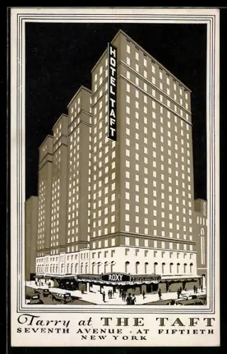 AK New York, NY, Tarry at The Taft, Seventh Avenue