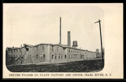AK Pearl River, NY, Dexter Folder Co. Plant, Factory and Office