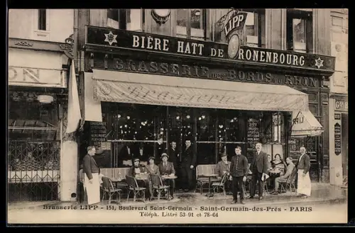 AK Saint-Germain-des-Prés, Brasserie Lipp, 151 Boulevard Saint-Germain
