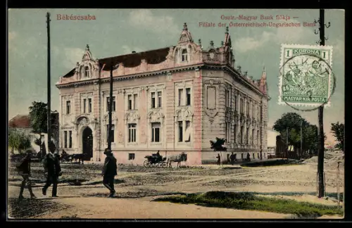 AK Békéscsaba, Filiale der Oesterreichisch-Ungarischen Bank