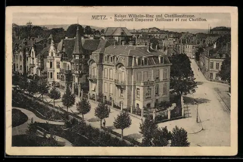 AK Metz, Kaiser Wilhelm-Ring und Chatillonstrasse