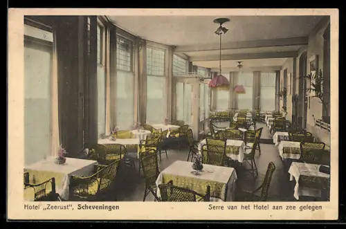 AK Scheveningen, Serre van het Hotel aan zee gelegen