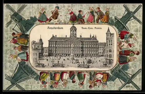 AK Amsterdam, Dam.-Kon. Paleis
