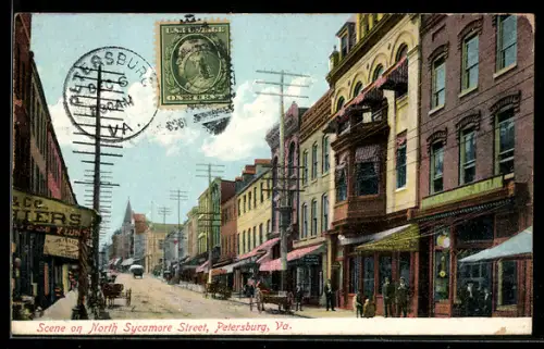 AK Petersburg, VA, Scene on North Sycamore Street