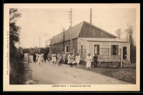 AK Lison, Gare, Confiserie Isicrem