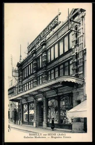 AK Romilly-sur-Seine /Aube, Galeries Modernes, Magasins Réunis