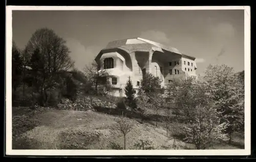 AK Dornach, Blick auf das Goetheanum