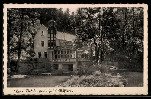 AK Eger, Café-Restaurant Insel Mühlerl