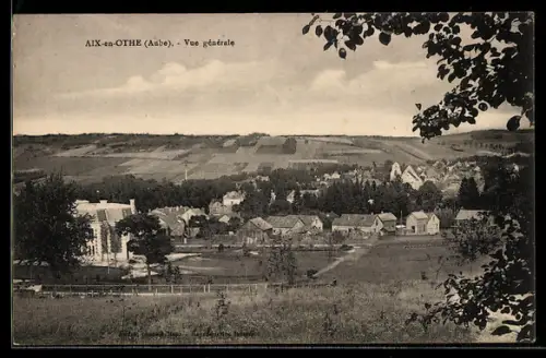 AK Aix-en-Othe /Aube, Vue générale