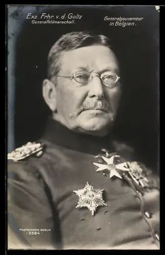 Foto-AK Freiherr von der Goltz, Generalfeldmarschall