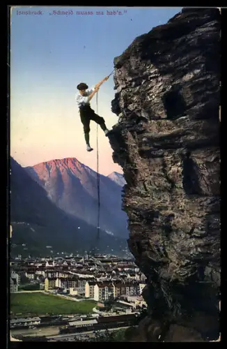AK Innsbruck, Bergsteiger seilt sich ab