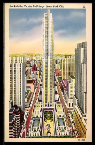 AK New York, NY, Rockefeller Center Buildings