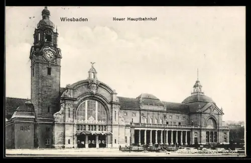AK Wiesbaden, Neuer Hauptbahnhof