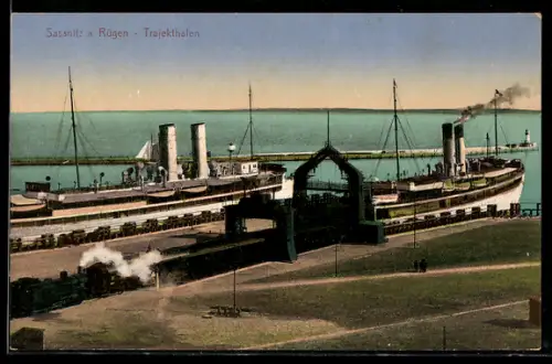 AK Sassnitz a. Rügen, Trajekthafen