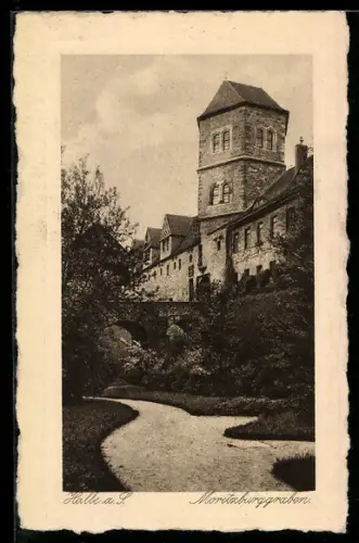 AK Halle a. S., Moritzburgraben