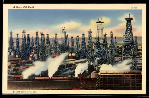 AK A Busy Oil Field