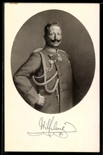 AK Kaiser Wilhelm II. in Uniform