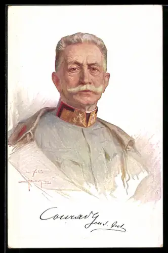 AK Bild des Heerführers Conrad von Hötzendorf