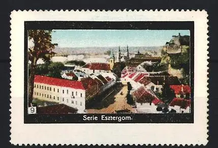 Reklamemarke Esztergom, Serie Esztergom, Ortsansicht