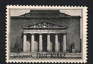 Reklamemarke Kopenhagen, Frue Kirke, klassizistische Fassade