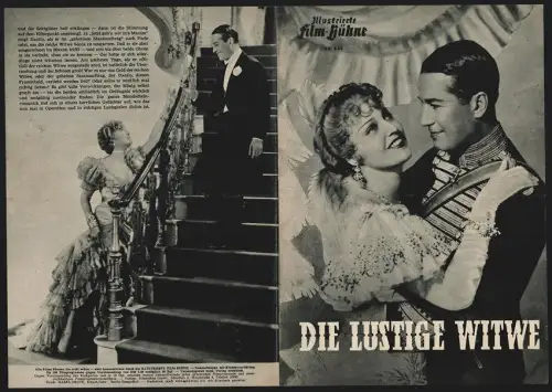 Filmprogramm IFB Nr. 634, Die lustige Witwe, Maurice Chevalier, Jeanette MacDonald, Regie: Ernst Lubitsch