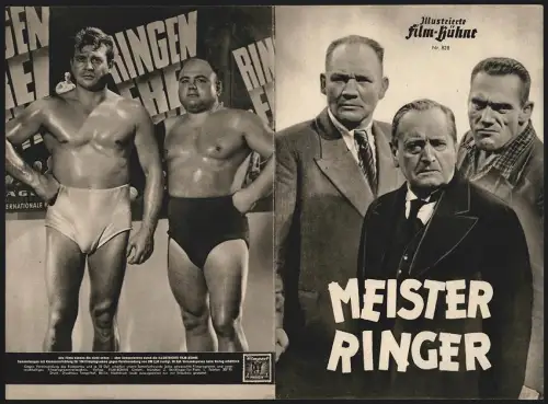 Filmprogramm IFB Nr. 828, Meisterringer, Hans Moser, Paul Berger, Regie: J.A. Holen-Kahla