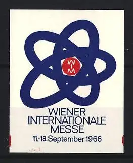 Reklamemarke Wien, Wiener Internationale Messe 1966, Atom-Symbol