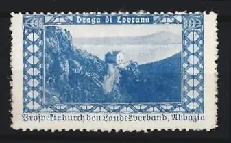 Reklamemarke Draga di Lovrana, Landesverband Abbazia
