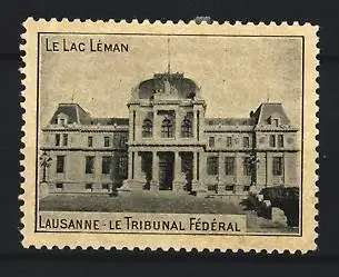 Reklamemarke Lausanne, Le Tribunal Fédéral