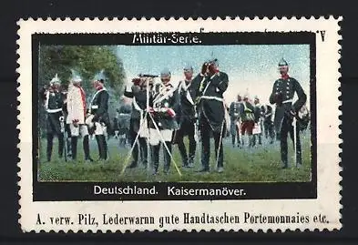 Reklamemarke Deutschland, Kaisermanöver, Militär-Serie