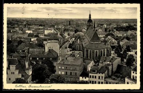 AK Cottbus, Blick auf den Ort