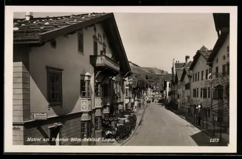 AK Matrei am Brenner, Gasthof Lamm, Strassenansicht