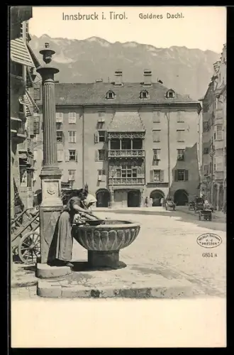 AK Innsbruck i. Tirol, Goldenes Dachl