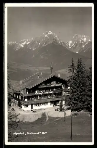 AK Schwaz /Tirol, Gasthaus Alpenhof Grafenast