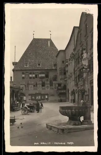 AK Hall i. T., Blick zum Rathaus