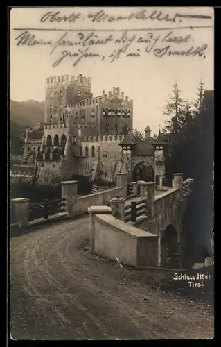 AK Itter /Tirol, Partie am Schloss
