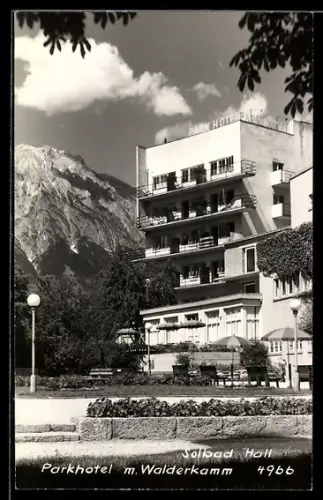 AK Söllbad Hall /Tirol, Parkhotel mit Walderkamm
