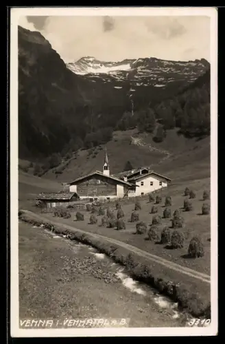 AK Gries am Brenner, Venn i. Venntal, Ortsansicht mit Kirche