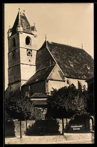AK Eisenstadt, Blick zur Kirche