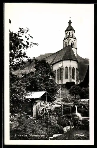 AK Virgen, Obermauern, Kirche und Mühle