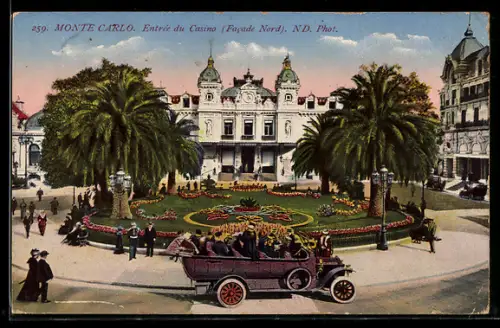 AK Monte Carlo, Entrée du Casino, Facade Nord