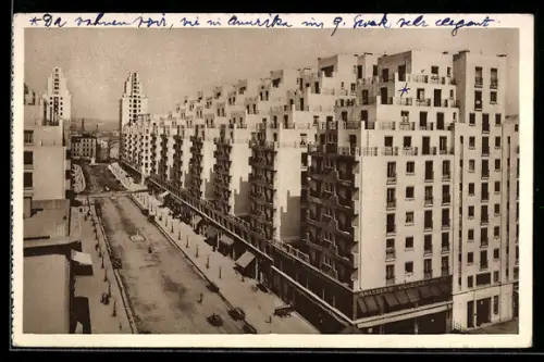 AK Villeurbanne /Rhône, Nouveau Centre d`Urbanisme, Avenue de l`Hôtel-de-Ville