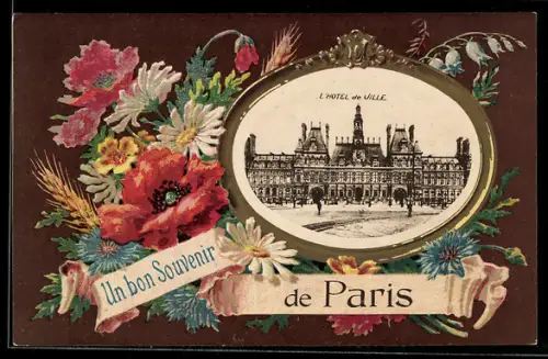 AK de Paris, L`Hotel de Ville