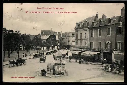 AK Tarbes, Entrée de la Place Maubourquet