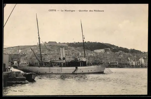 AK Cette, La Montagne, Quartier des Pêcheurs